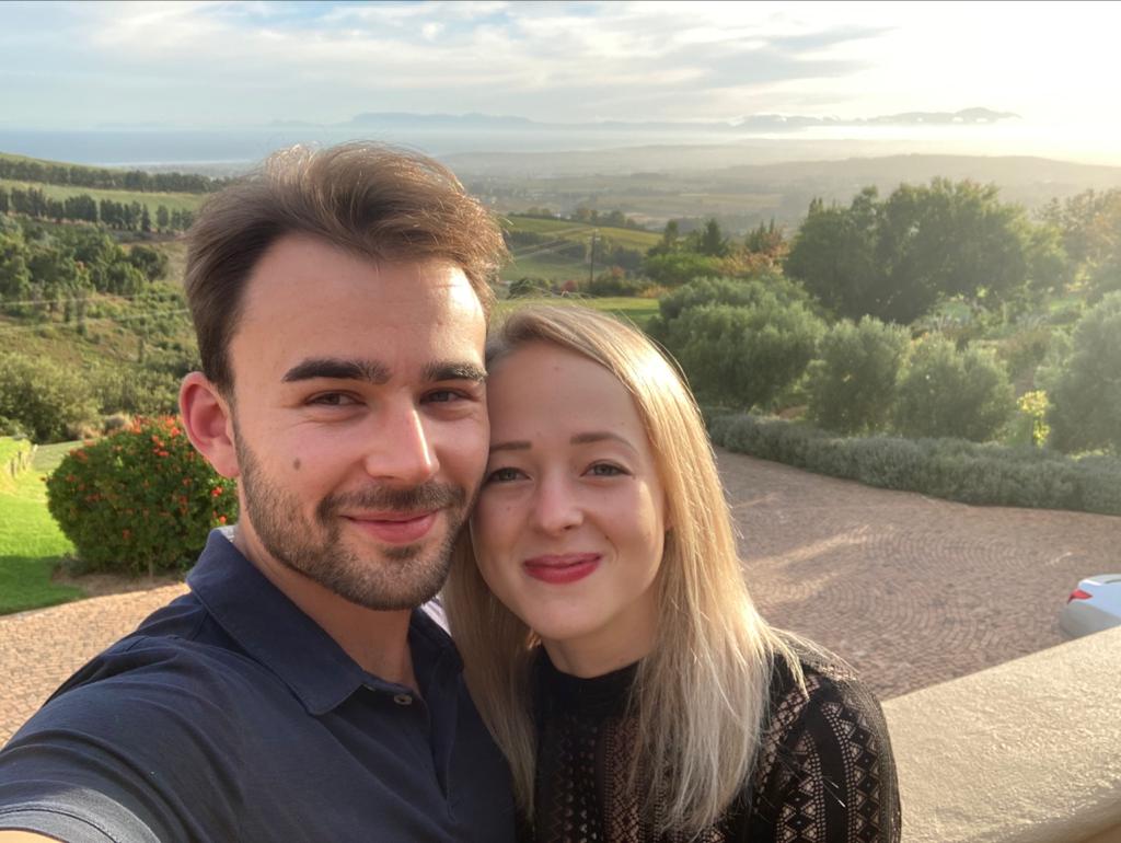 Lumos marketing team - professional couple in countryside setting representing local business expertise